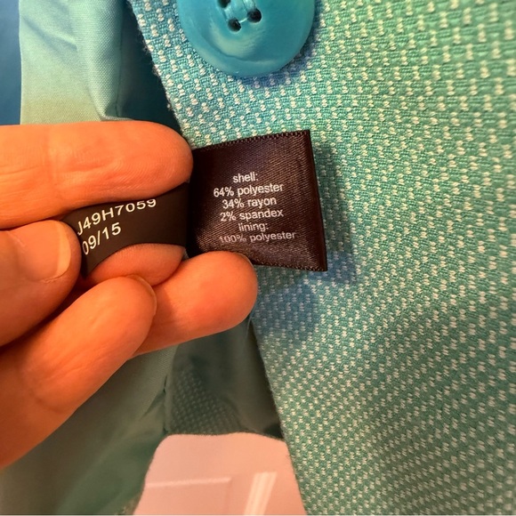 The Limited Blue Blazer Classic Notched Lapel Tailored Fit - Picture 9 of 12